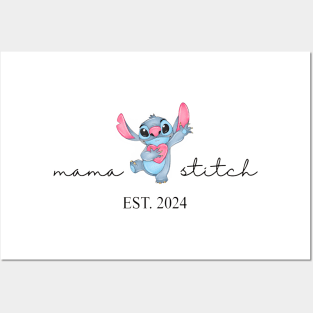 Mama Stitch Est 2024 Posters and Art